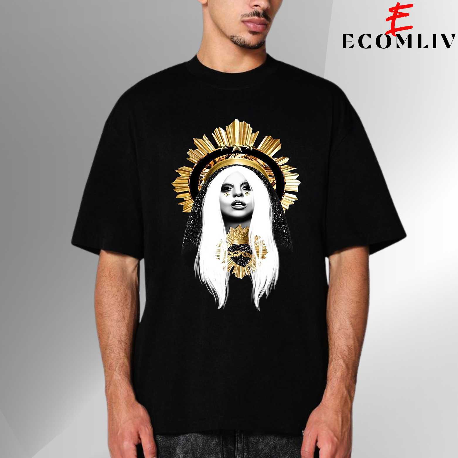 Lady Gaga Vintage Graphic Tee, Viral Pop Shirt, Music Merch